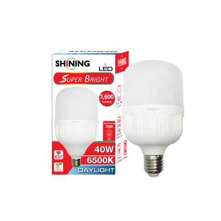 หลอด LED SHINING SUPER BRIGHT DAYLIGHT 40 วัตต์ E27_1