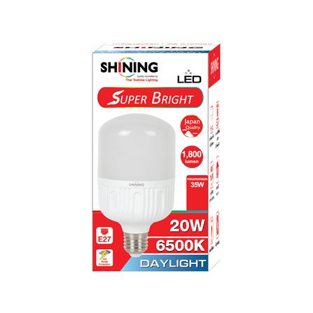 หลอด LED SHINING SUPER BRIGHT DAYLIGHT 20 วัตต์ E27_1