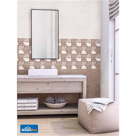 กระเบื้องผนัง 25x40 ซม. เอลิซ่า ไลท์ บราวน์_2
