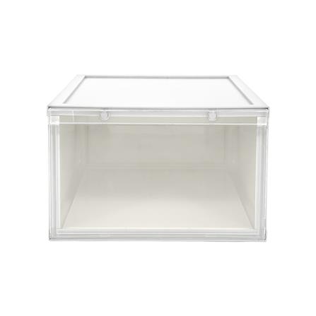 กล่องรองเท้า STACKO MAGNETIC LOCK MONO 28X37X18.3 ซม. สีขาว_2