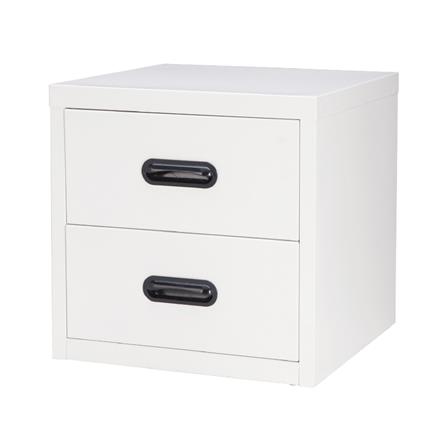 ตู้ลิ้นชักเหล็ก 2 ลิ้นชัก KIOSK UNI-4 สีขาว