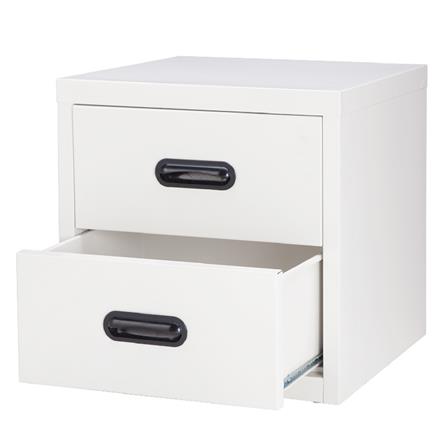 ตู้ลิ้นชักเหล็ก 2 ลิ้นชัก KIOSK UNI-4 สีขาว_2