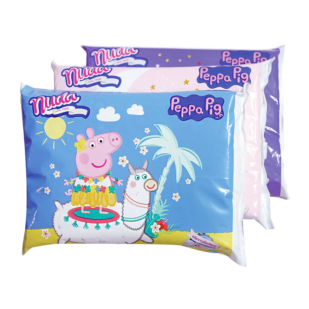 กระดาษเช็ดหน้า NUDA TRAVEL PACK แพ็ก 3 ชิ้น