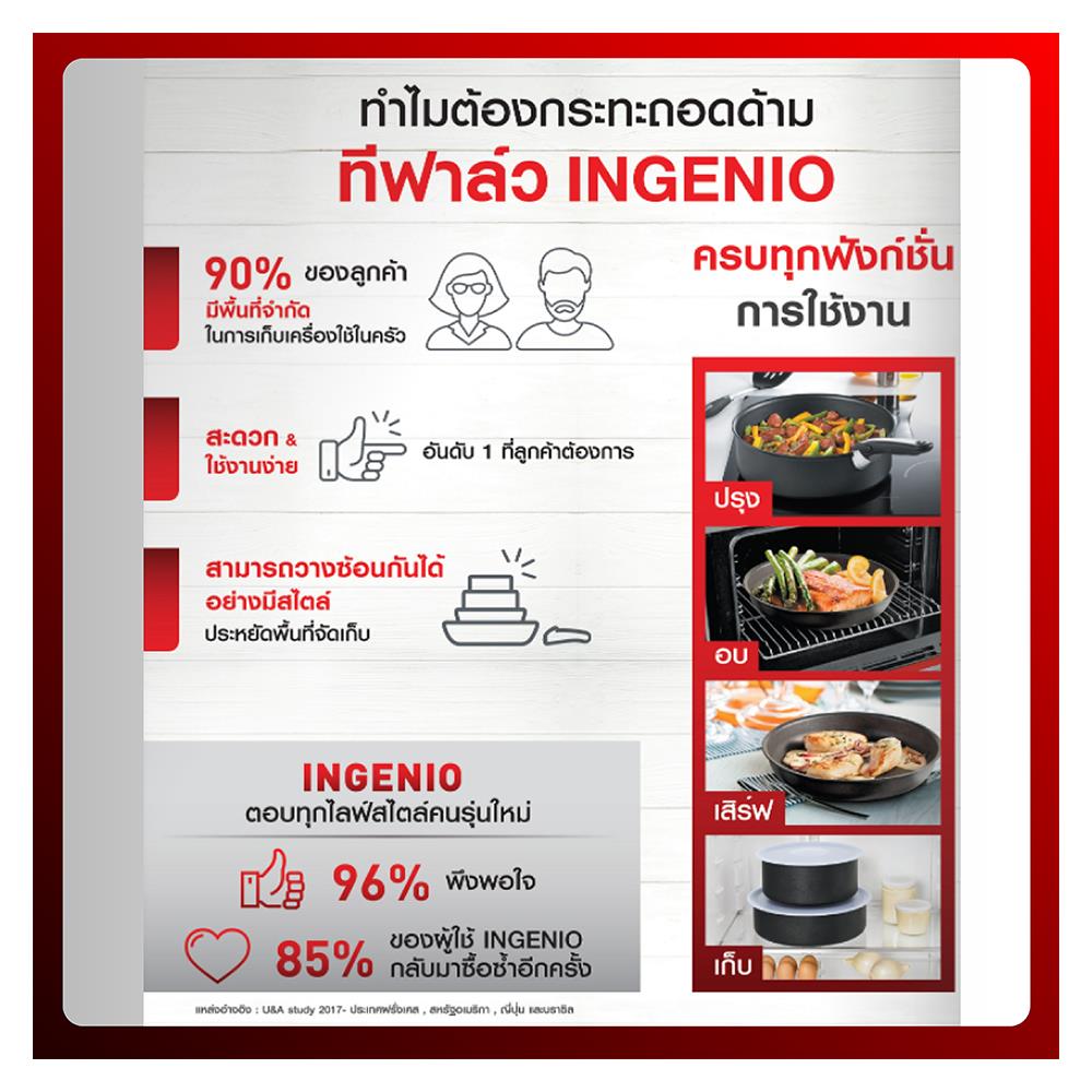 ชุดเครื่องครัว TEFAL INGENIO IH 5 ชิ้น