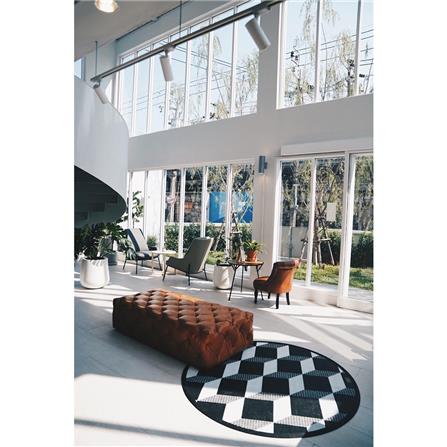 เสื่ออเนกประสงค์ MAT-ER TILES 3D 150x150 ซม. สีขาว-ดำ_3