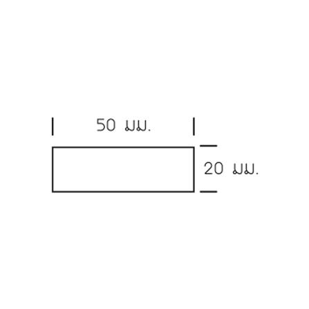 ไม้ระแนง WATSADUNIYOM แบบตัน 5X300X2 ซม. สีน้ำตาล_3