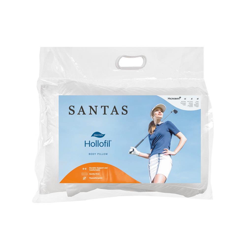 หมอน BODY ใยสังเคราะห์ SANTAS HOLLOFIL 18x50 นิ้ว สีขาว