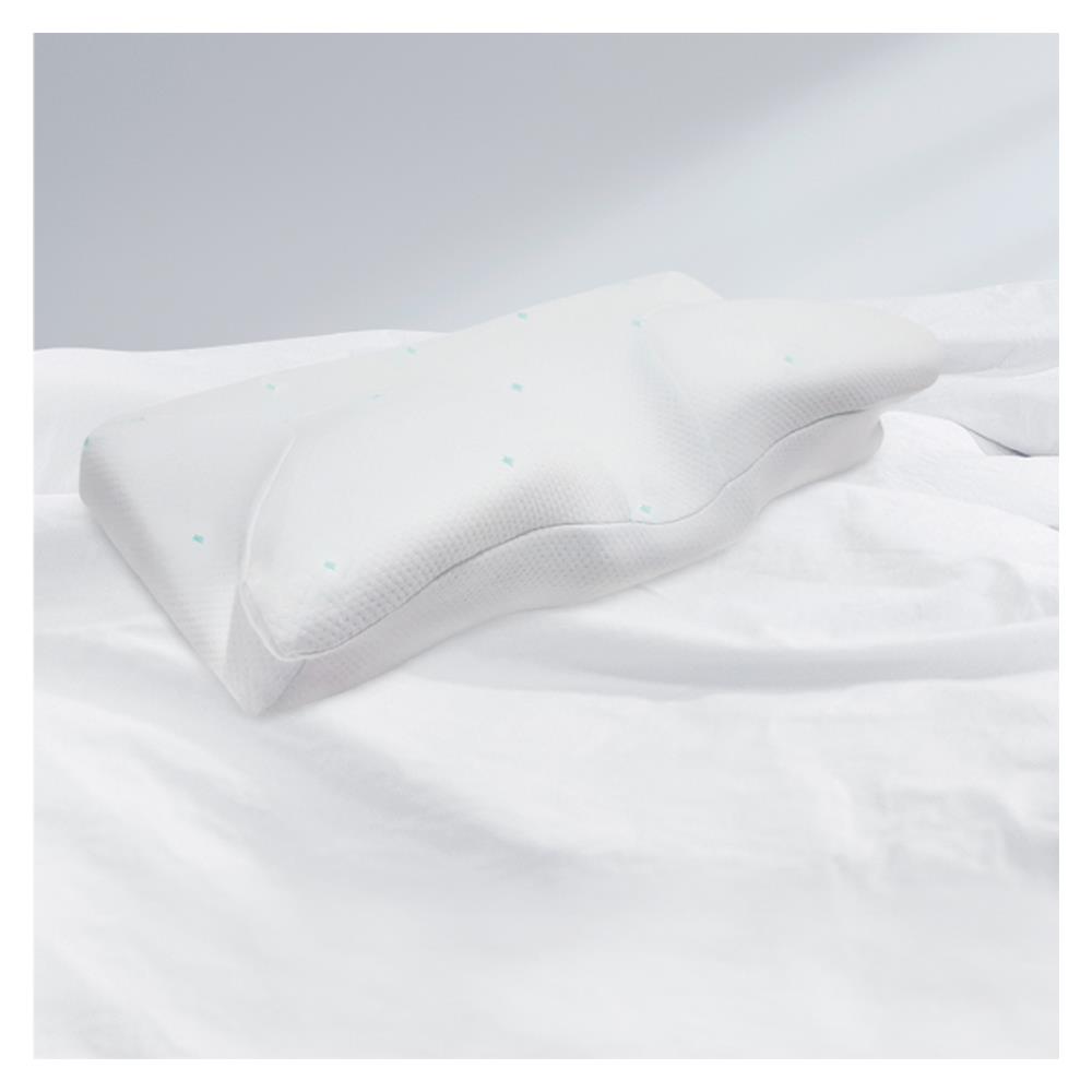 หมอนสุขภาพ เมมโมรี่โฟม HOME LIVING STYLE ALVIN 61x36x12 ซม. สีขาว