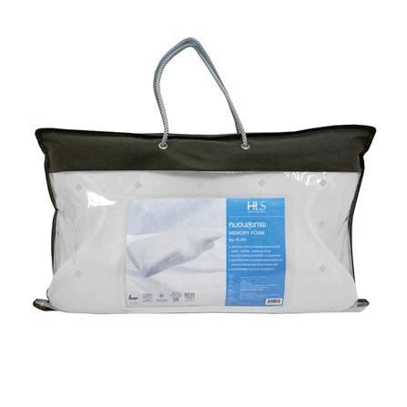 หมอนสุขภาพ เมมโมรี่โฟม HOME LIVING STYLE ALVIN 61x36x12 ซม. สีขาว_1