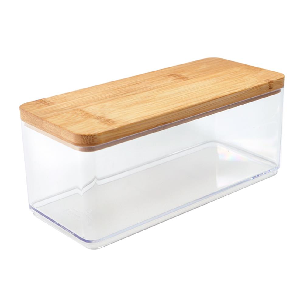 กล่องใสฝาไม้ STACKO MOKU BB01131 9x14x5 ซม.