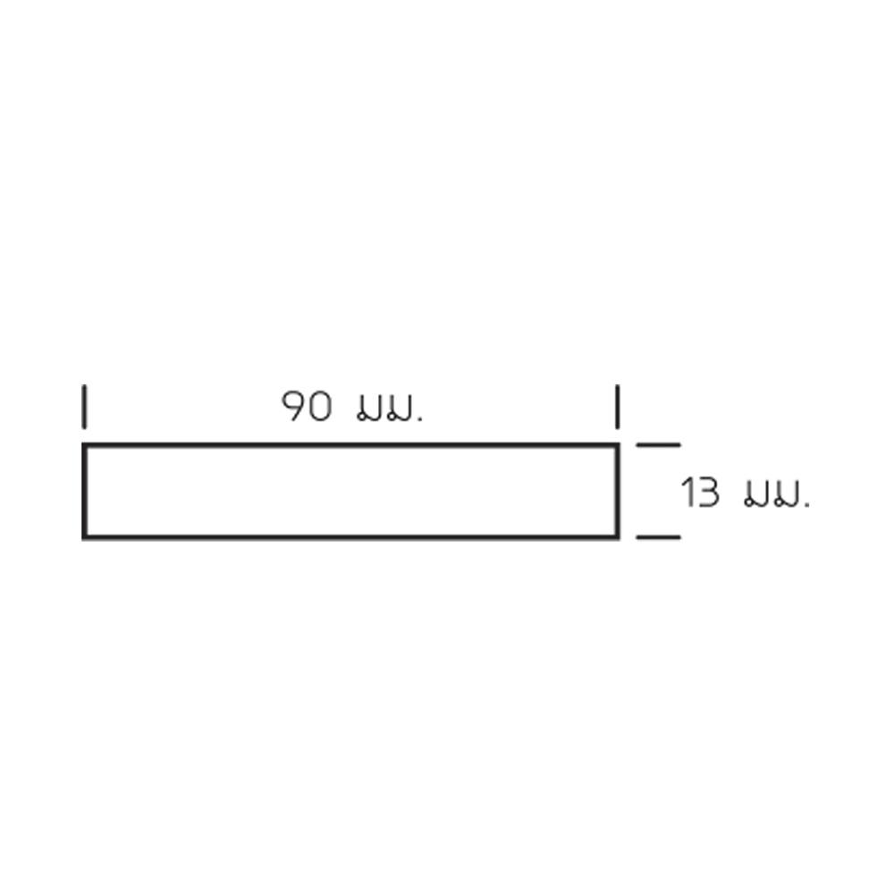 ไม้รั้ว หัวตัด WATSADUNIYOM 9X200X1.3 ซม. สีไม้สัก