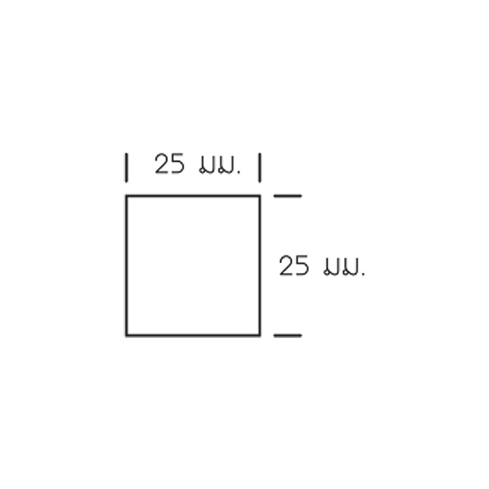 ไม้ระแนง WATSADUNIYOM แบบตัน 2.5X300X2.5 ซม. สีน้ำตาล