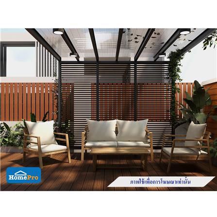 ไม้ระแนง WATSADUNIYOM แบบตัน 2.5X300X2.5 ซม. สีน้ำตาล_2