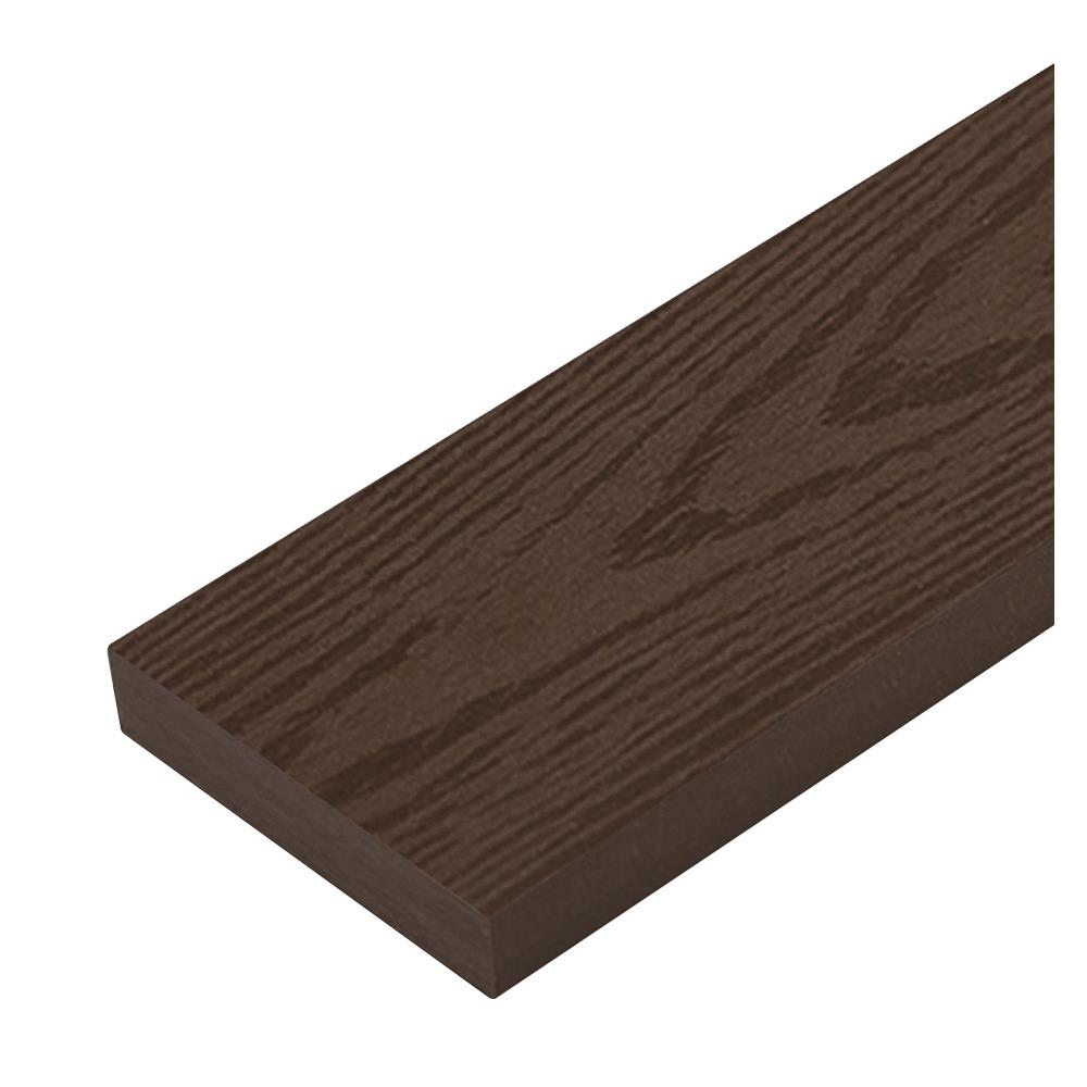 ไม้รั้ว หัวตัด ลายไม้ WATSADUNIYOM 9X150X1.3 ซม. สีน้ำตาล