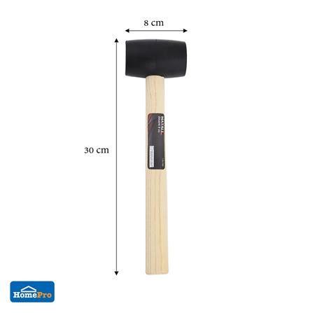 ค้อนยาง ด้ามไม้ MATALL RMH008W-A 0.5 ปอนด์_5