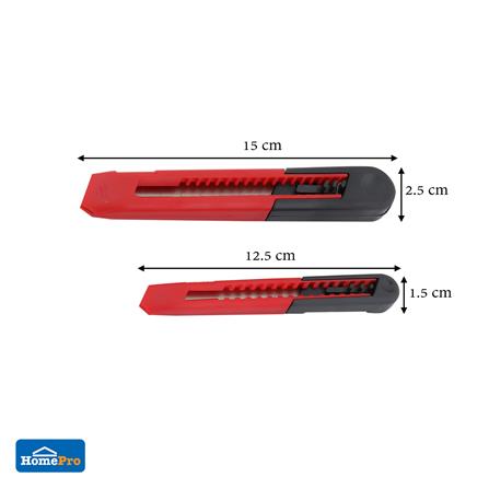 คัตเตอร์ ด้ามจับพลาสติก MATALL DT1005-A 2 ชิ้น/ชุด_6