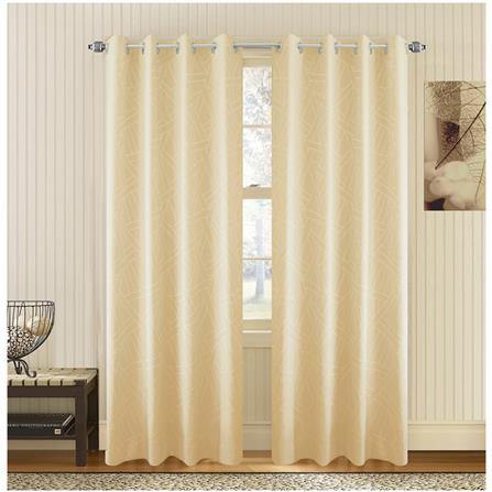 ผ้าม่าน EYELET HOME LIVING STYLE HAZA UV 150X220 ซม. สีครีม_5