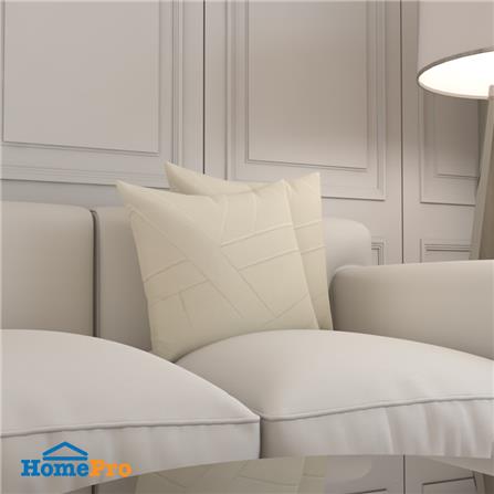 หมอนอิง HOME LIVING STYLE HAZA 18x18 นิ้ว สีครีม_3