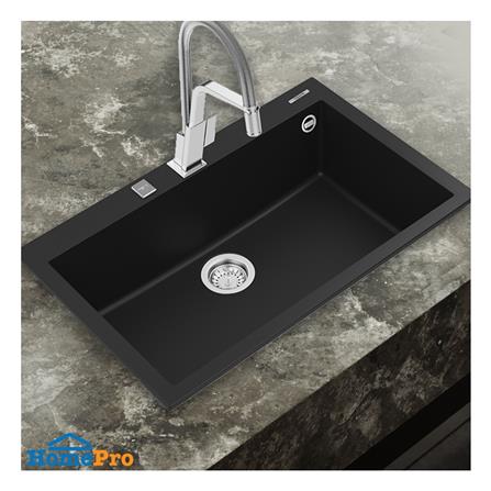 ซิงค์ฝัง 1หลุม TEKA FORSQUARE 72.40 TG แกรนิต สีดำ_2