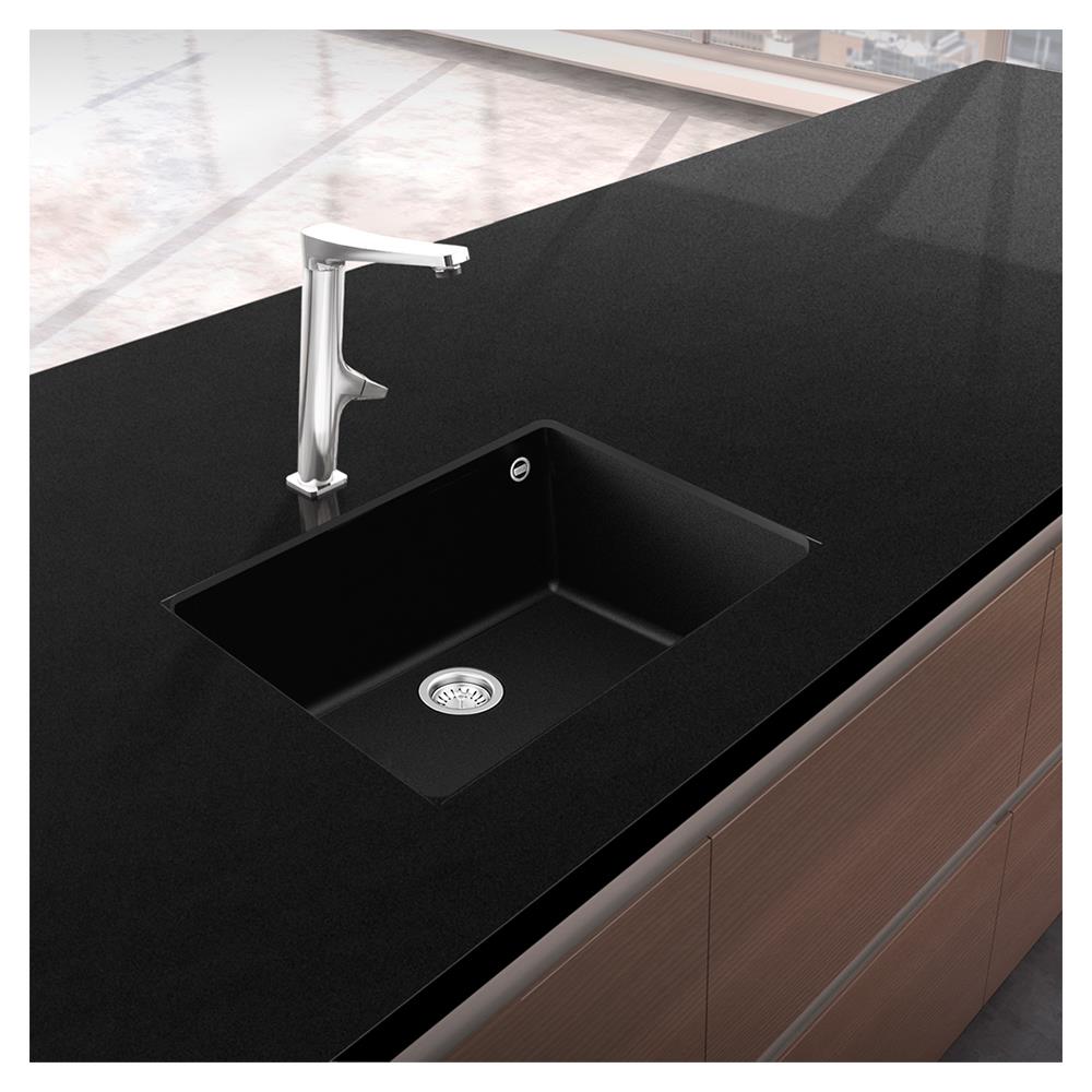 ซิงค์ฝัง 1หลุม TEKA FORSQUARE 50.40 TG แกรนิต สีดำ