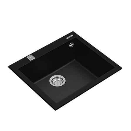 ซิงค์ฝัง 1หลุม TEKA FORSQUARE 50.40 TG แกรนิต สีดำ_1