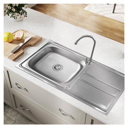 ซิงค์ฝัง 1หลุม 1ที่พัก AXIA OASIS100 สเตนเลส_2