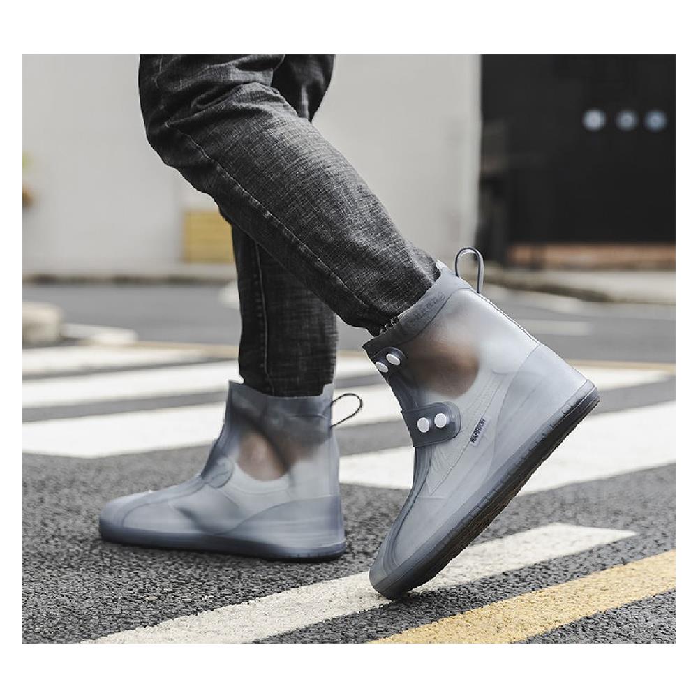 ซิลิโคนคลุมรองเท้าข้อสูง DEXZON เบอร์ 38-39 สีดำ