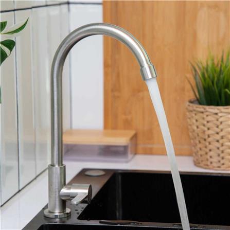 ก๊อกซิงค์เดี่ยวเคาน์เตอร์ RASLAND 3046655 สเตนเลส_4