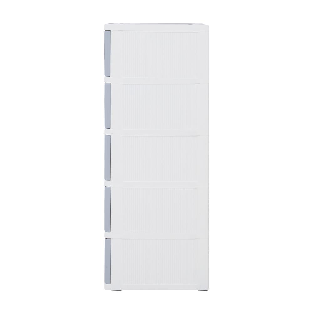 ตู้ลิ้นชัก 5 ชั้น STACKO KS-515G 36x43.5x108 ซม. สีเทา