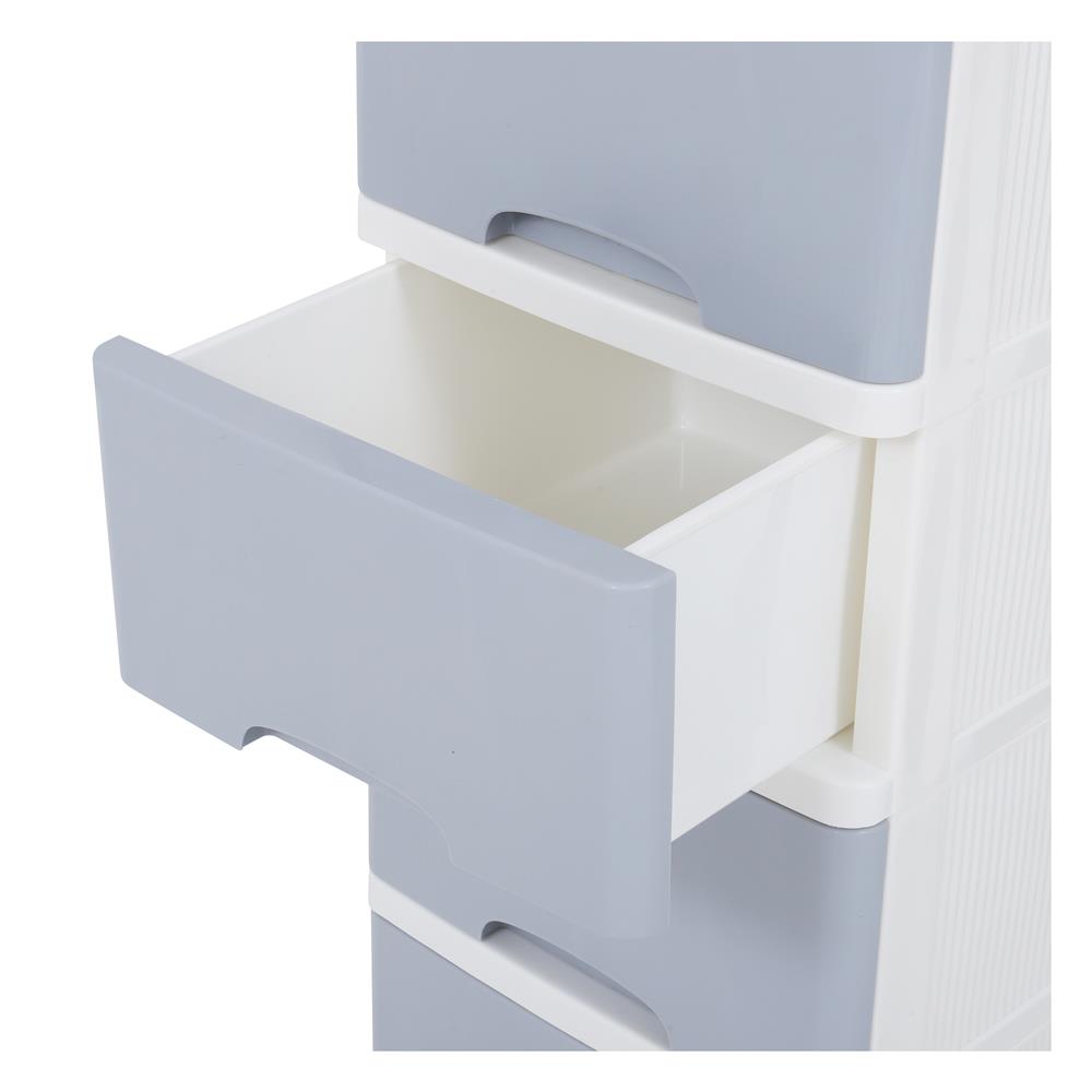 ตู้ลิ้นชัก 5 ชั้น STACKO KS-515G 36x43.5x108 ซม. สีเทา