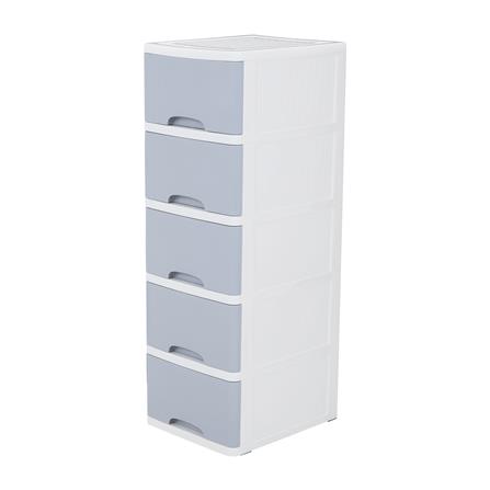 ตู้ลิ้นชัก 5 ชั้น STACKO KS-515G 36x43.5x108 ซม. สีเทา