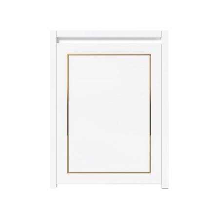 บานถังแก๊ส CABIN PROUD 53.2x72.6 ซม. สีขาว