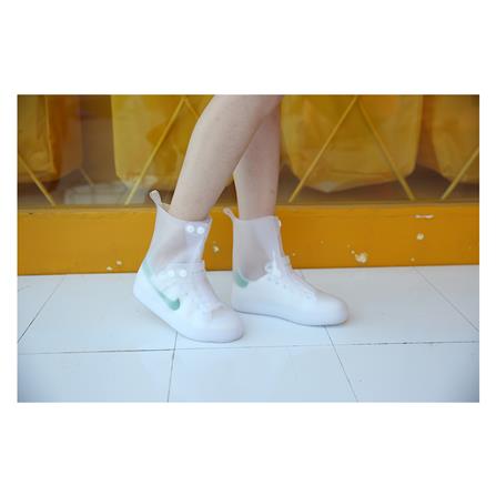 ซิลิโคนคลุมรองเท้าข้อสูง DEXZON เบอร์ 42-43 สีขาว_3