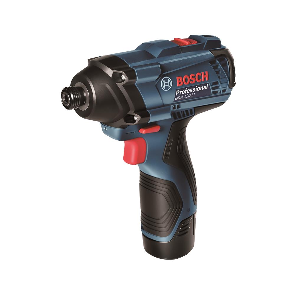 สว่านไร้สาย (พร้อมแบตเตอรี่) BOSCH GSB 120-LI + GDR 120-LI 12 โวลต์