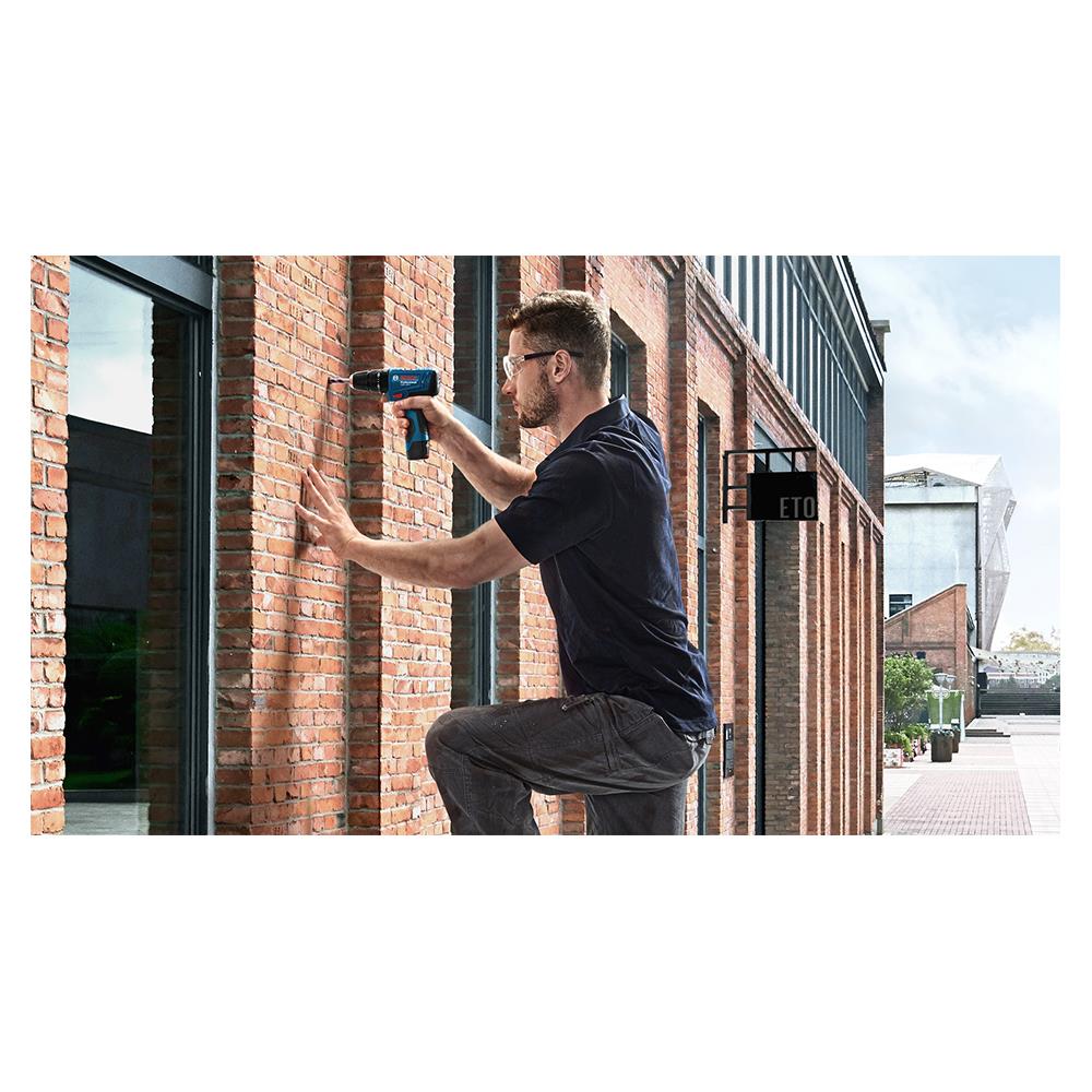 สว่านไร้สาย (พร้อมแบตเตอรี่) BOSCH GSB 120-LI + GDR 120-LI 12 โวลต์