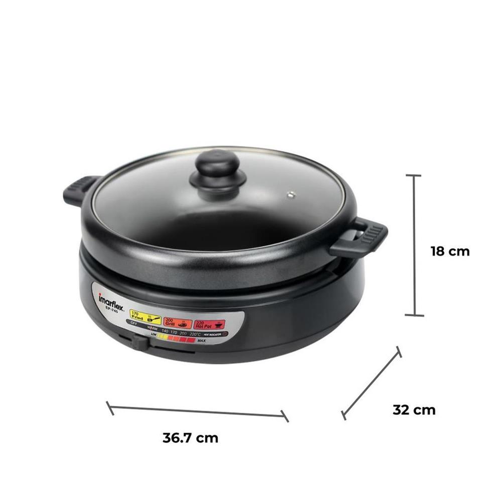 หม้ออเนกประสงค์ IMARFLEX EP-745 3.5 ลิตร