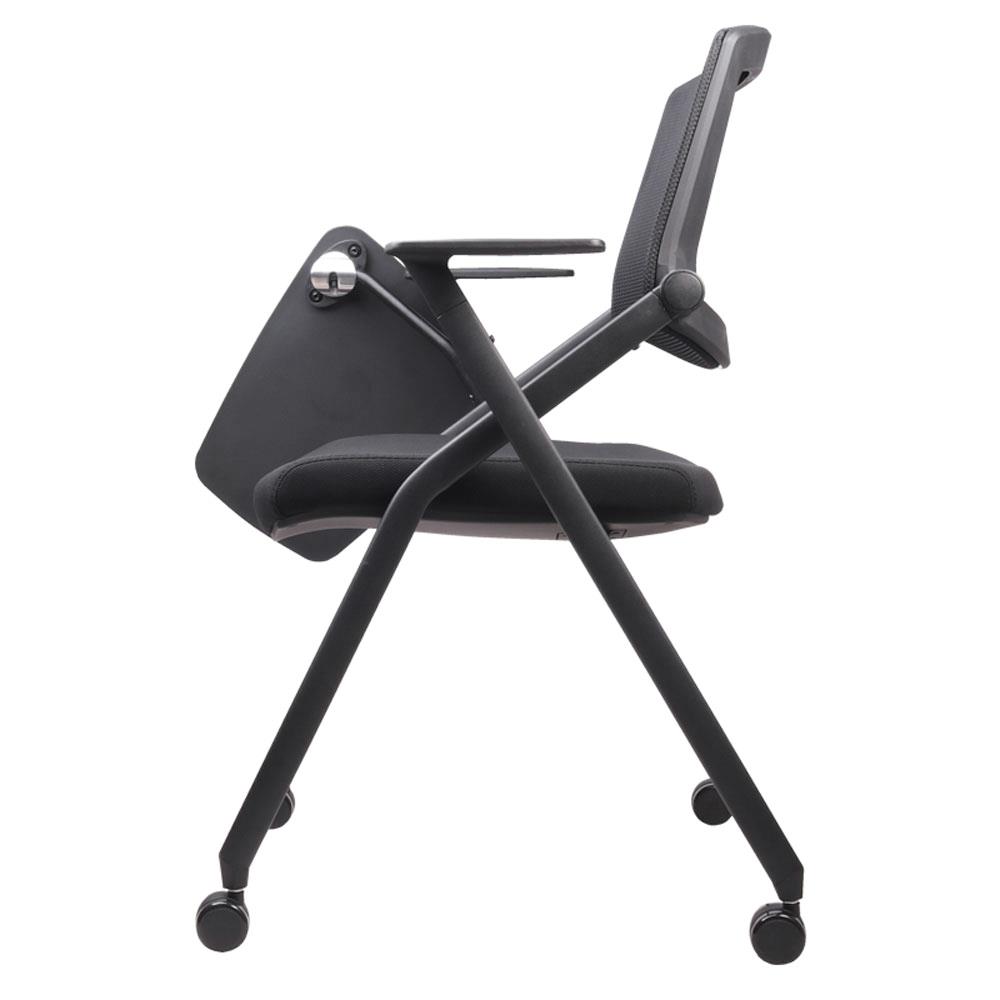 เก้าอี้สำนักงาน OFFICEINTREND DO LECTURE CHAIR WITH TABLET AND CASTORS สีดำ