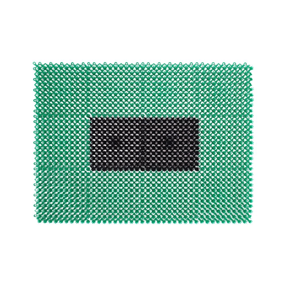 พรมเช็ดเท้าดักฝุ่น ME LIVING 14555 43X71 ซม. สีเขียว