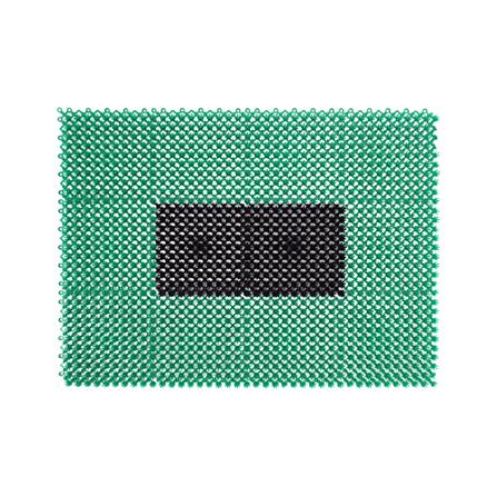 พรมเช็ดเท้าดักฝุ่น ME LIVING 14555 43X71 ซม. สีเขียว