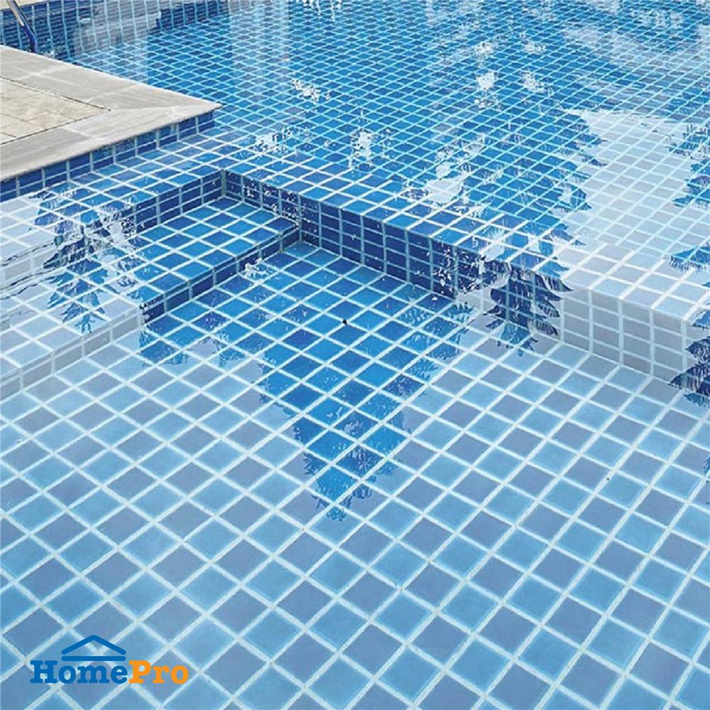 กระเบื้องสระว่ายน้ำมุมนอก 1x4 นิ้ว KENZAI GO-101 อินเดียนกรีน 240P