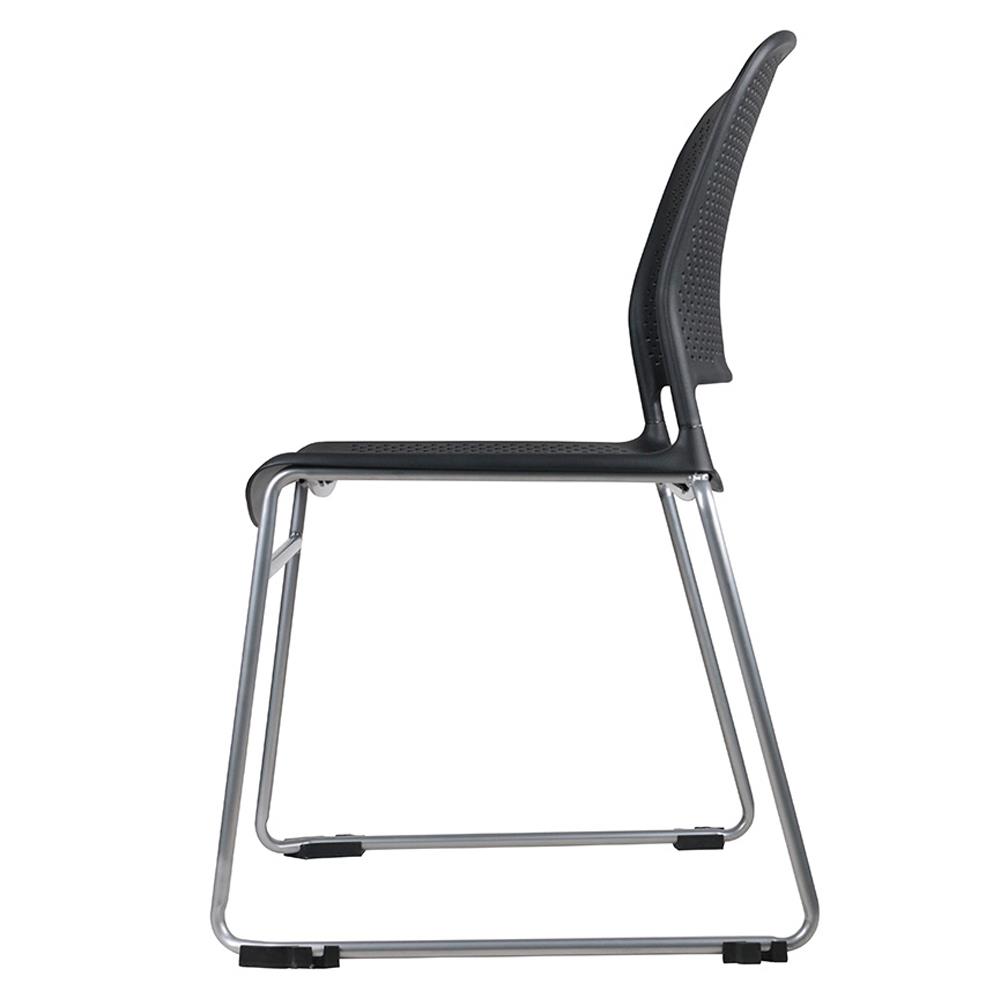 เก้าอี้สำนักงาน OFFICEINTREND SIMPLE STACK CHAIR สีดำ