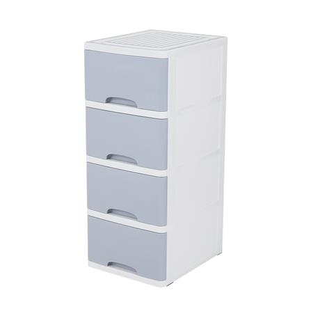 ตู้ลิ้นชัก 4 ชั้น STACKO KS-514G 36x43.5x87 ซม. สีฟ้า