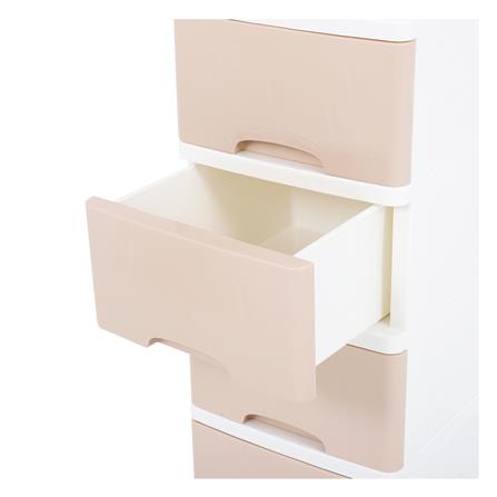 ตู้ลิ้นชัก 5 ชั้น STACKO KS-515P  36x43.5x108 ซม. สีชมพู_3