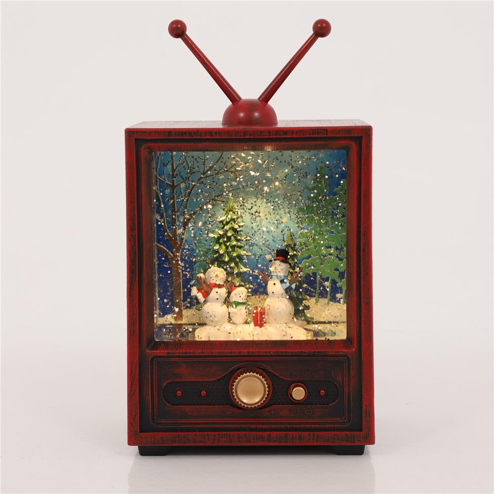 ของตกแต่งดนตรี TV HOME LIVING STYLE SNOWMAN สีน้ำตาล