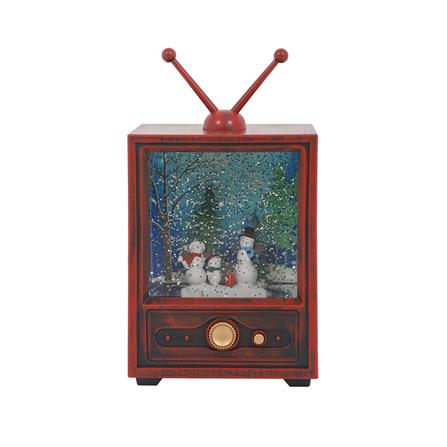 ของตกแต่งดนตรี TV HOME LIVING STYLE SNOWMAN สีน้ำตาล_0