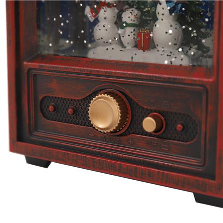 ของตกแต่งดนตรี TV HOME LIVING STYLE SNOWMAN สีน้ำตาล_2