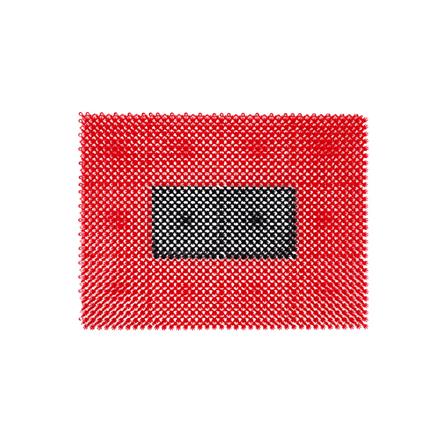 พรมเช็ดเท้าดักฝุ่น ME LIVING 14556 43X71 ซม. สีแดง