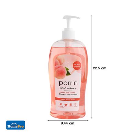 น้ำยาล้างจาน PORRIN SWEET PEACH 720 มล._3