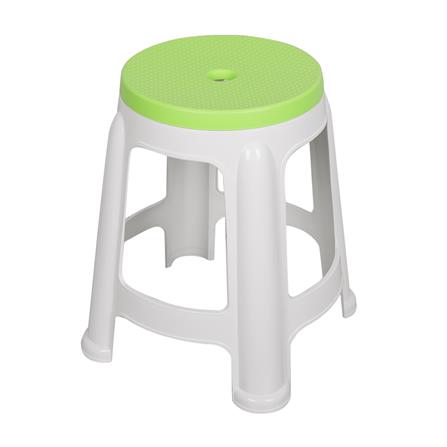 เก้าอี้พลาสติก ME LIVING STOOL สีขาว-เขียว