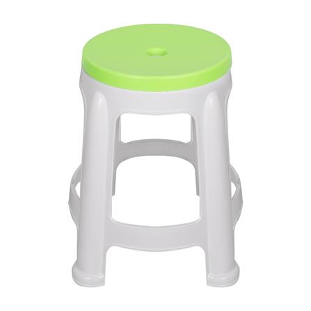 เก้าอี้พลาสติก ME LIVING STOOL สีขาว-เขียว_1